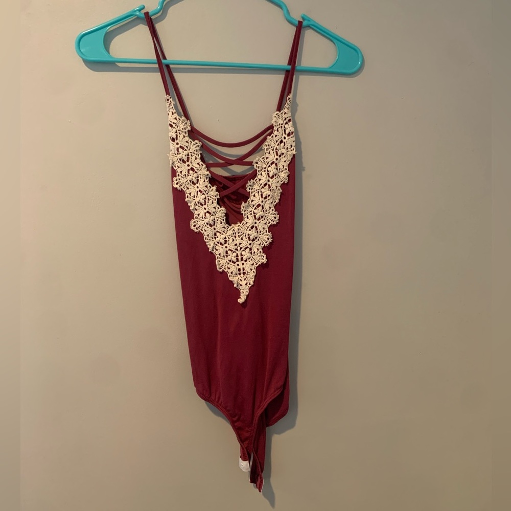 Lace up bodysuit